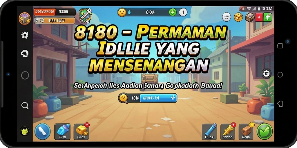 Tampilan gameplay 8180 yang menarik dengan elemen Idle.