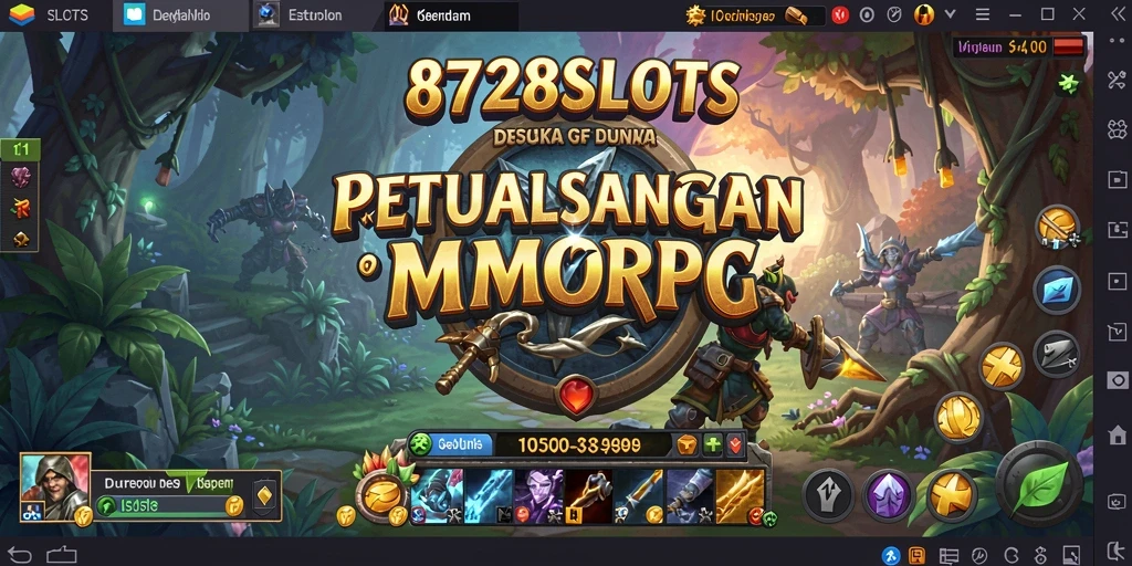 Tangkapan layar yang menunjukkan aksi mendebarkan dalam 8728SLOTS.