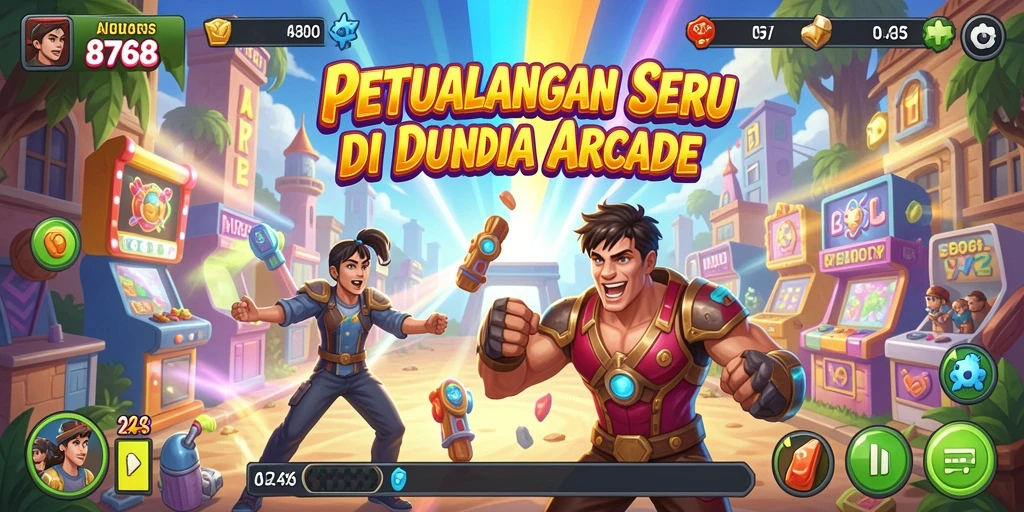 Tampilan gameplay seru dari 8768 yang penuh tantangan.