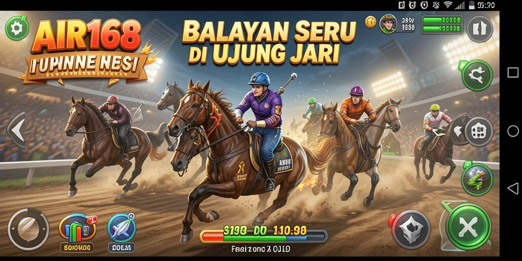 Menampilkan gameplay balapan menegangkan dari AIR168.