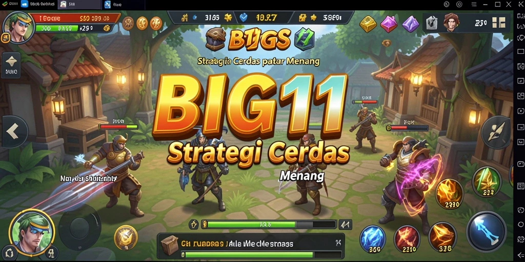 Tampilan gameplay menarik dari BIG11 dengan strategi dan taktik mendalam.