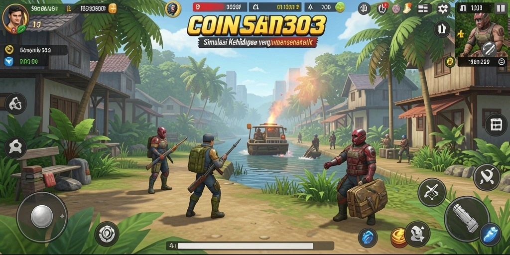 Tampilan gameplay COIN303 yang menarik dan interaktif.