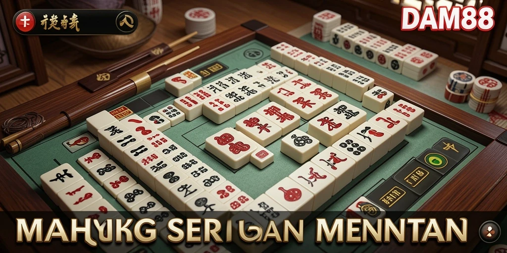 Tampilan gameplay Mahjong yang menarik dalam DAM88.