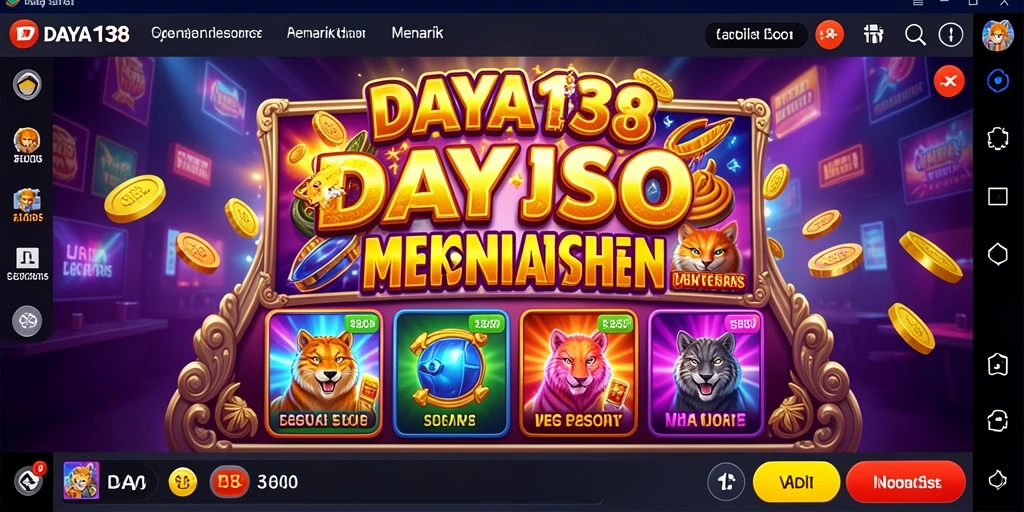 Tampilan menarik dari gameplay DAYA138 yang penuh warna.