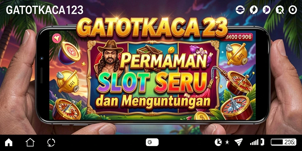 Gameplay slot GATOTKACA123 yang seru dan mengasyikkan.