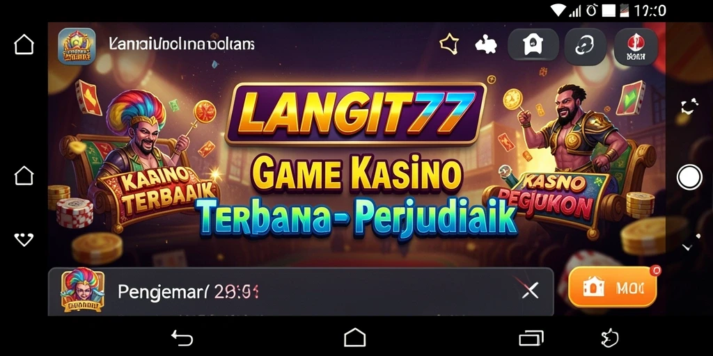 Screenshot LANGIT77 menampilkan gameplay seru dan grafis menawan.