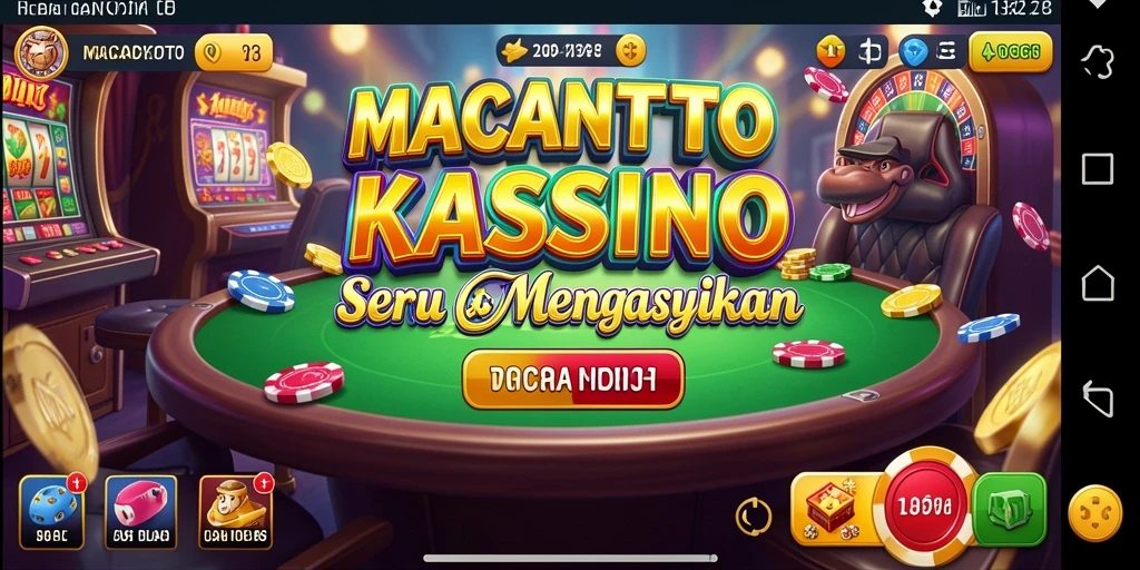 Tampilan gameplay seru dan mendebarkan di aplikasi MACANTOTO.