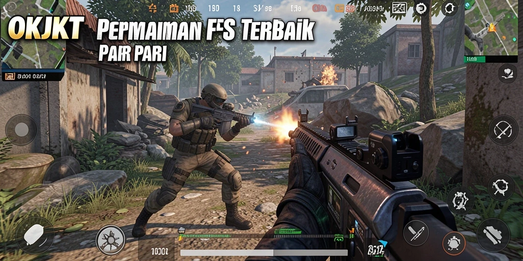 Tampilan gameplay action-packed di OKJKT dengan grafis menakjubkan.