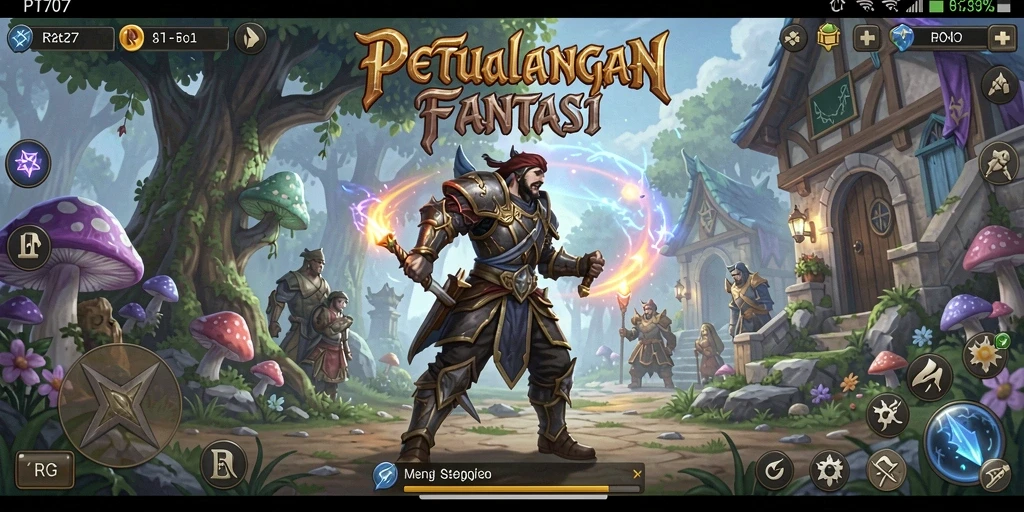 Tampilan gameplay <strong>PT707</strong> yang menakjubkan dengan pertempuran seru dan eksplorasi dunia.