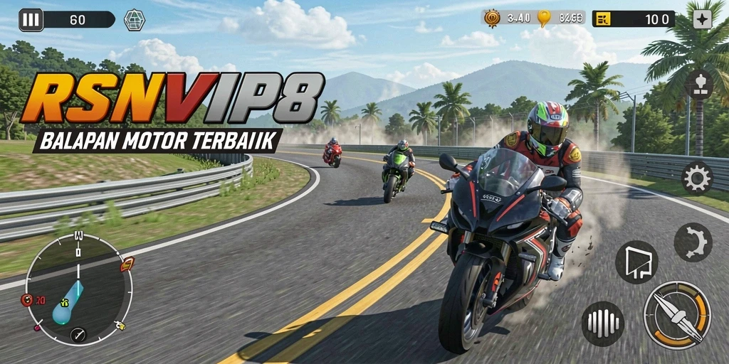 Gameplay seru balapan motor di RSNVIP8 dengan grafis menawan.