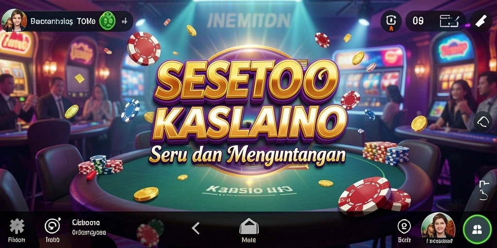 Tampilan gameplay SESETOTO yang mendebarkan dan penuh warna.