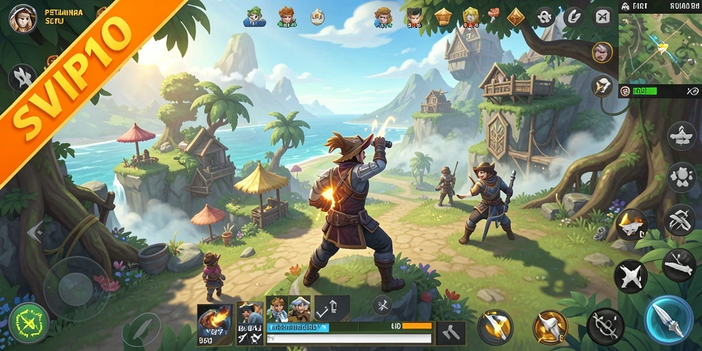 Tampilan gameplay SVIP10 yang menawan dan luas untuk dijelajahi.