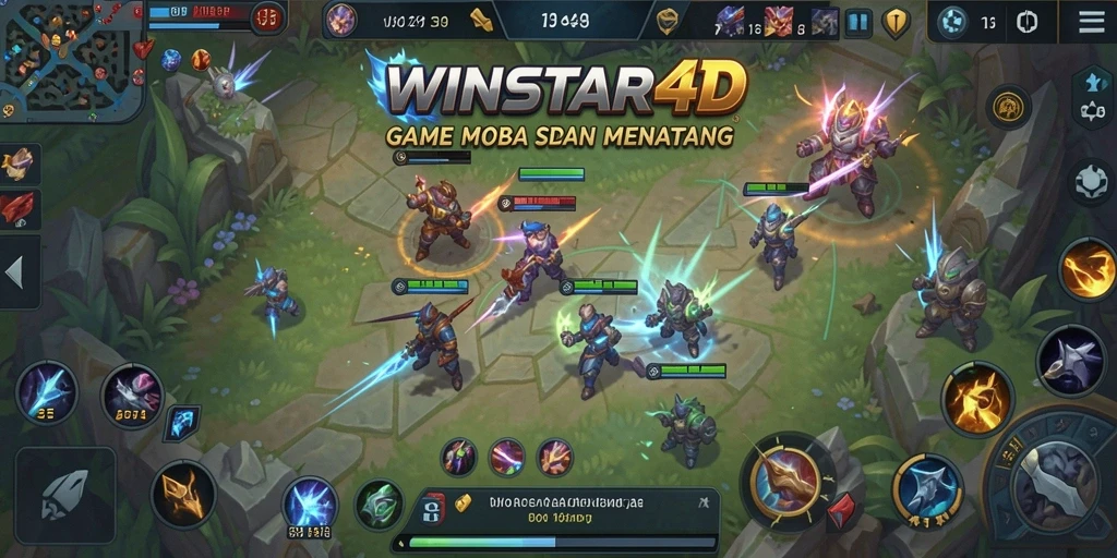 Gameplay epik di WINSTAR4D dengan pertempuran seru.